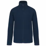 Microfleece met rits, navy — productfoto 8