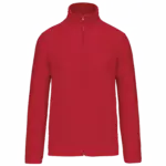 Microfleece met rits, red — productfoto 9