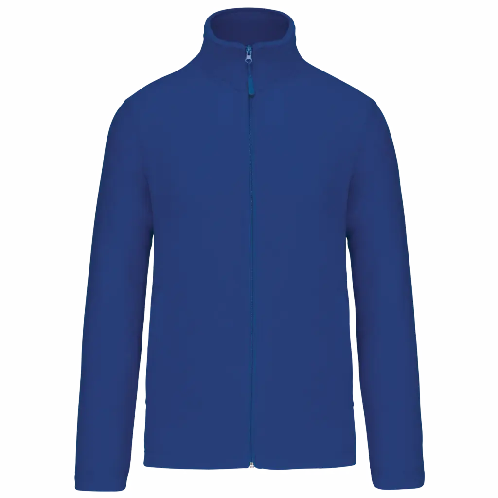 Microfleece met rits, royal blue — productfoto 10