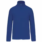Microfleece met rits, royal blue — productfoto 10