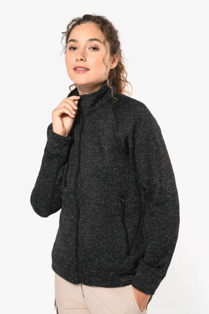Heather damesvest met rits