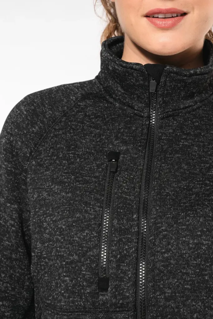 Heather damesvest met rits — productfoto 3