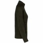 Heather damesvest met rits, dark khaki melange — productfoto 6