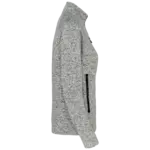 Heather damesvest met rits, light grey melange — productfoto 7