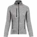 Heather damesvest met rits, light grey melange — productfoto 8