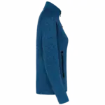 Heather damesvest met rits, light royal blue melange — productfoto 8