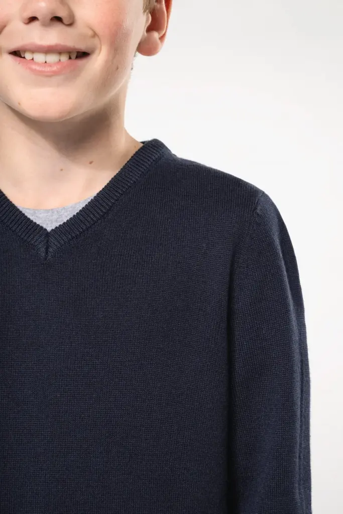 Trui met V-hals kind — productfoto 3