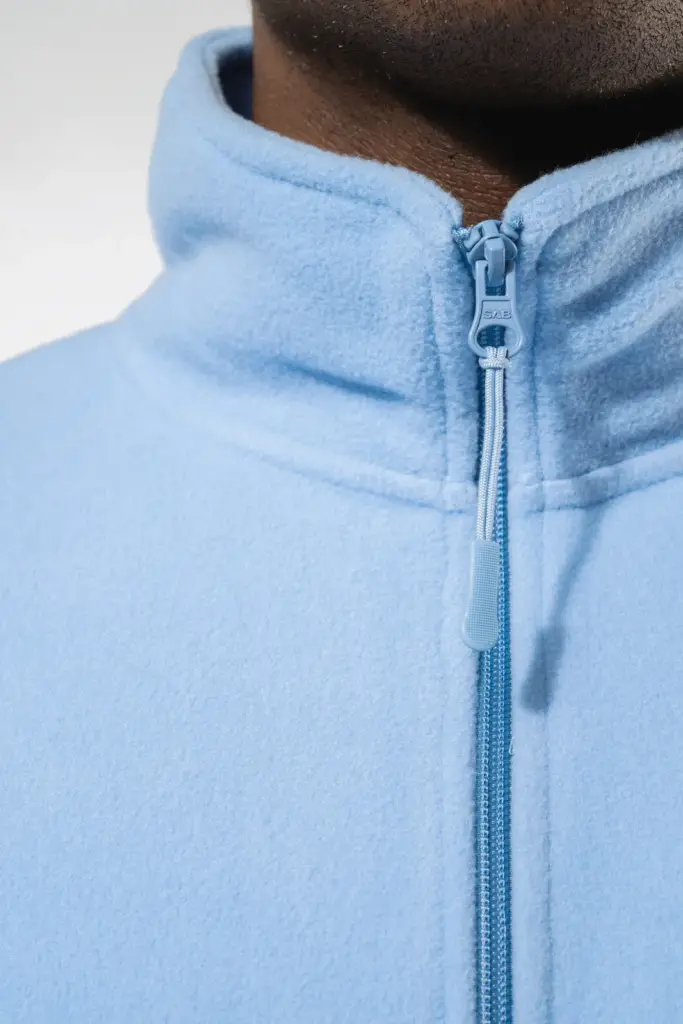 Microfleece met rits heren — productfoto 3