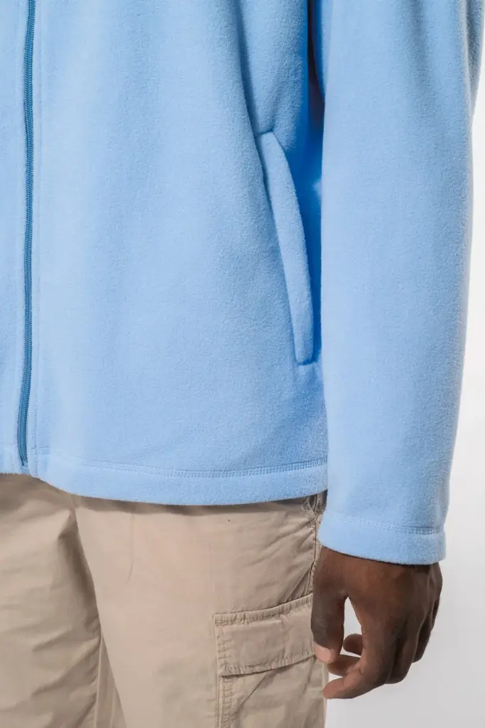 Microfleece met rits heren — productfoto 4