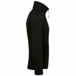 Microfleece met rits heren, black — productfoto 7