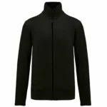 Microfleece met rits heren, black — productfoto 8