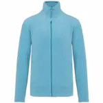Microfleece met rits heren, cloudy blue heather — productfoto 11