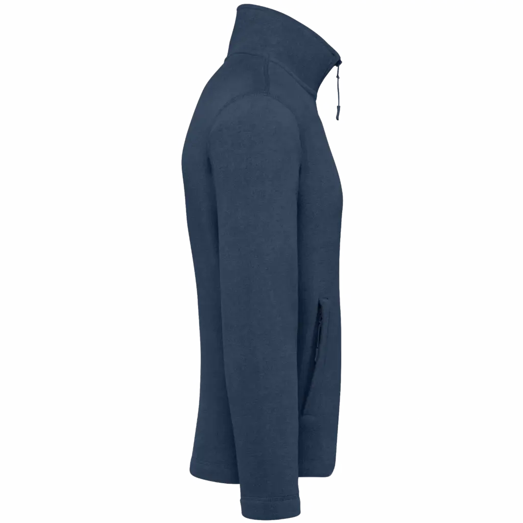 Microfleece met rits heren, deep blue — productfoto 13