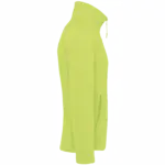 Microfleece met rits heren, fluorescent yellow — productfoto 15