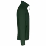 Microfleece met rits heren, forest green — productfoto 16