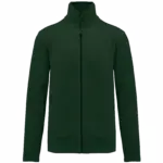Microfleece met rits heren, forest green — productfoto 17