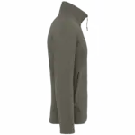Microfleece met rits heren, green marble heather — productfoto 18