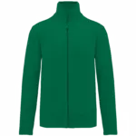 Microfleece met rits heren, kelly green — productfoto 21