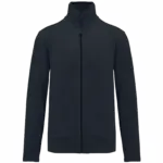 Microfleece met rits heren, navy — productfoto 23