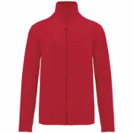 Microfleece met rits heren, red — productfoto 26