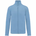 Microfleece met rits heren, sky blue — productfoto 29