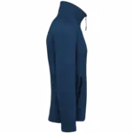 Microfleece met rits heren, true indigo — productfoto 31