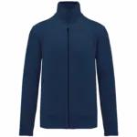 Microfleece met rits heren, true indigo — productfoto 32