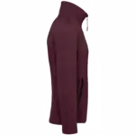 Microfleece met rits heren, wine — productfoto 33