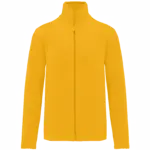 Microfleece met rits heren, yellow — productfoto 35