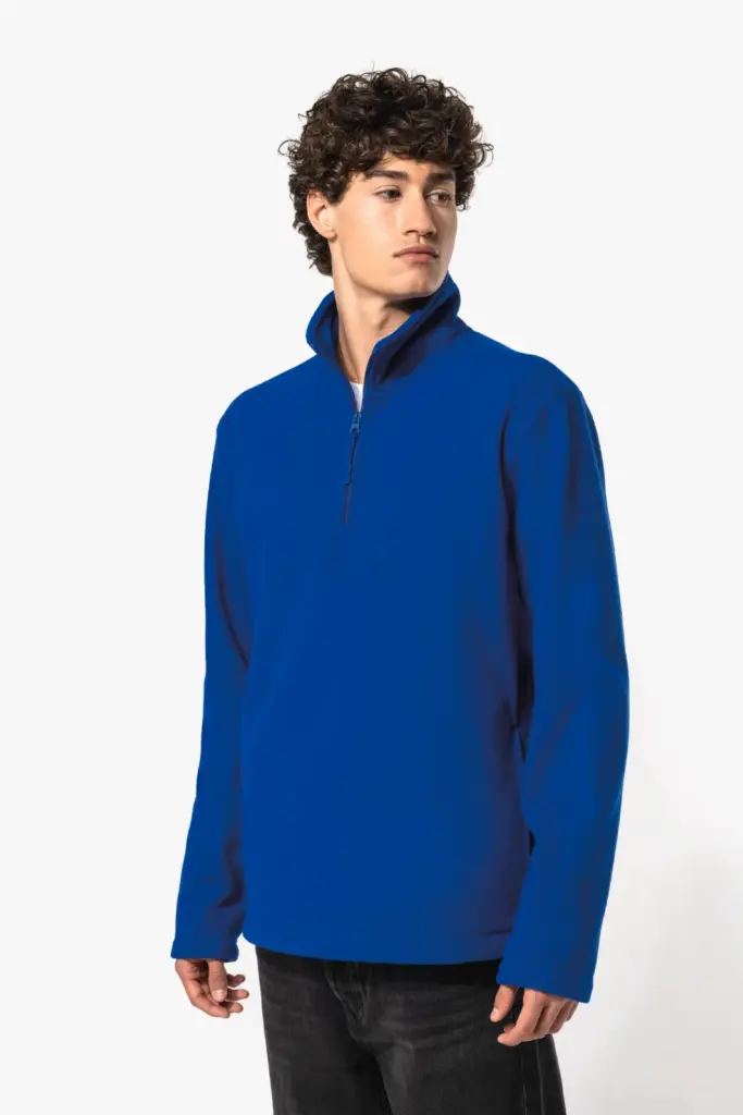 Enzo - Fleece met ritskraag