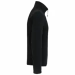 PS_K912-S_BLACK - Hidalgo-werbeartikel Enzo - Fleece met ritskraag, black — productfoto 7