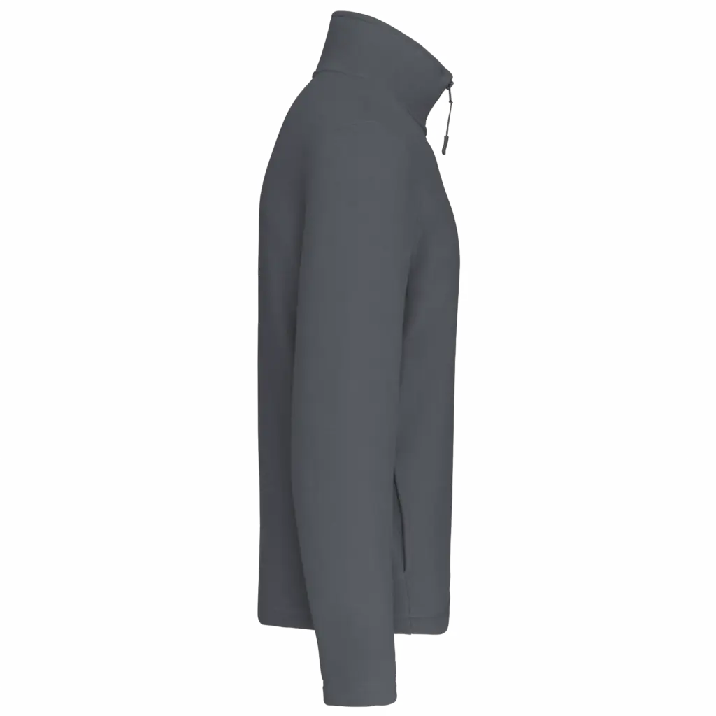 PS_K912-S_CONVOYGREY - Hidalgo-werbeartikel Enzo - Fleece met ritskraag, convoy grey — productfoto 11