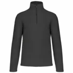 Enzo - Fleece met ritskraag, dark grey — productfoto 29