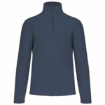 Enzo - Fleece met ritskraag, deep blue — productfoto 30