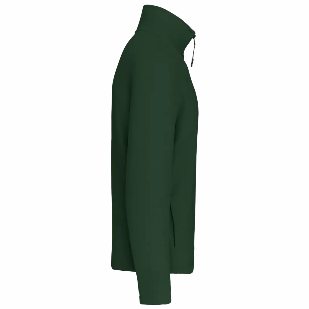 PS_K912-S_FORESTGREEN - Hidalgo-werbeartikel Enzo - Fleece met ritskraag, forest green — productfoto 14