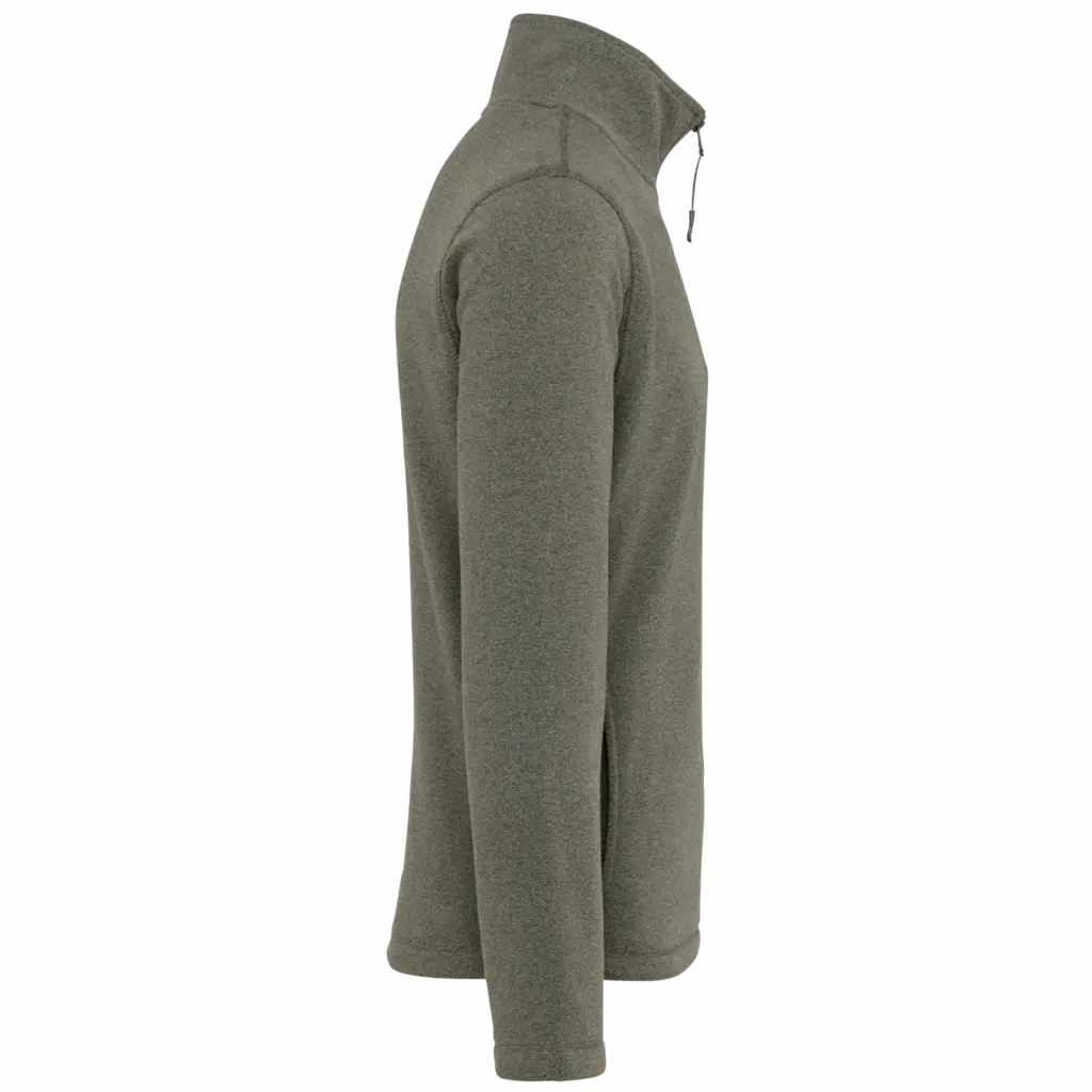 PS_K912-S_GREENMARBLEHEATHER - Hidalgo-werbeartikel Enzo - Fleece met ritskraag, green marble heather — productfoto 16