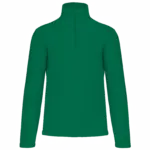 Enzo - Fleece met ritskraag, kelly green — productfoto 35