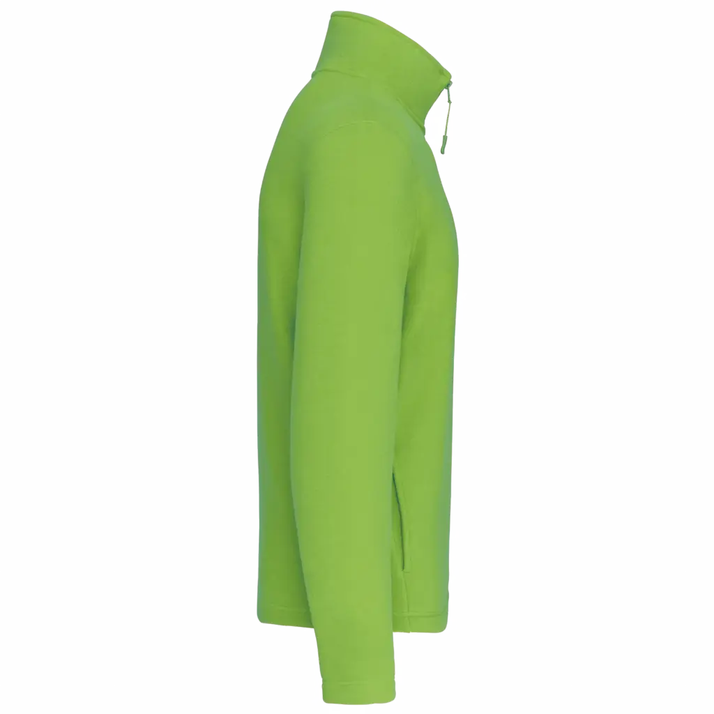 PS_K912-S_LIME - Hidalgo-werbeartikel Enzo - Fleece met ritskraag, lime — productfoto 19