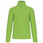 Enzo - Fleece met ritskraag, lime — productfoto 36