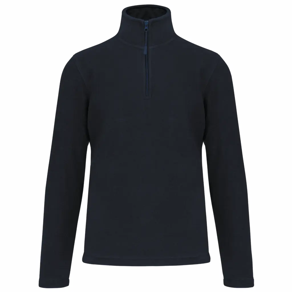 Enzo - Fleece met ritskraag, navy — productfoto 37
