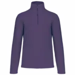 Enzo - Fleece met ritskraag, purple — productfoto 38