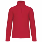 Enzo - Fleece met ritskraag, red — productfoto 39
