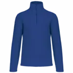 Enzo - Fleece met ritskraag, royal blue — productfoto 40