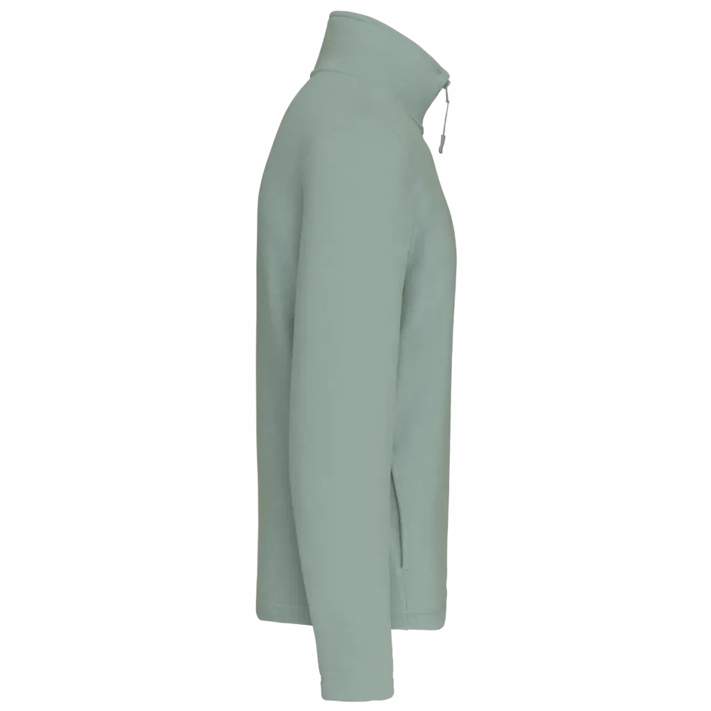 PS_K912-S_SAGE - Hidalgo-werbeartikel Enzo - Fleece met ritskraag, sage — productfoto 25