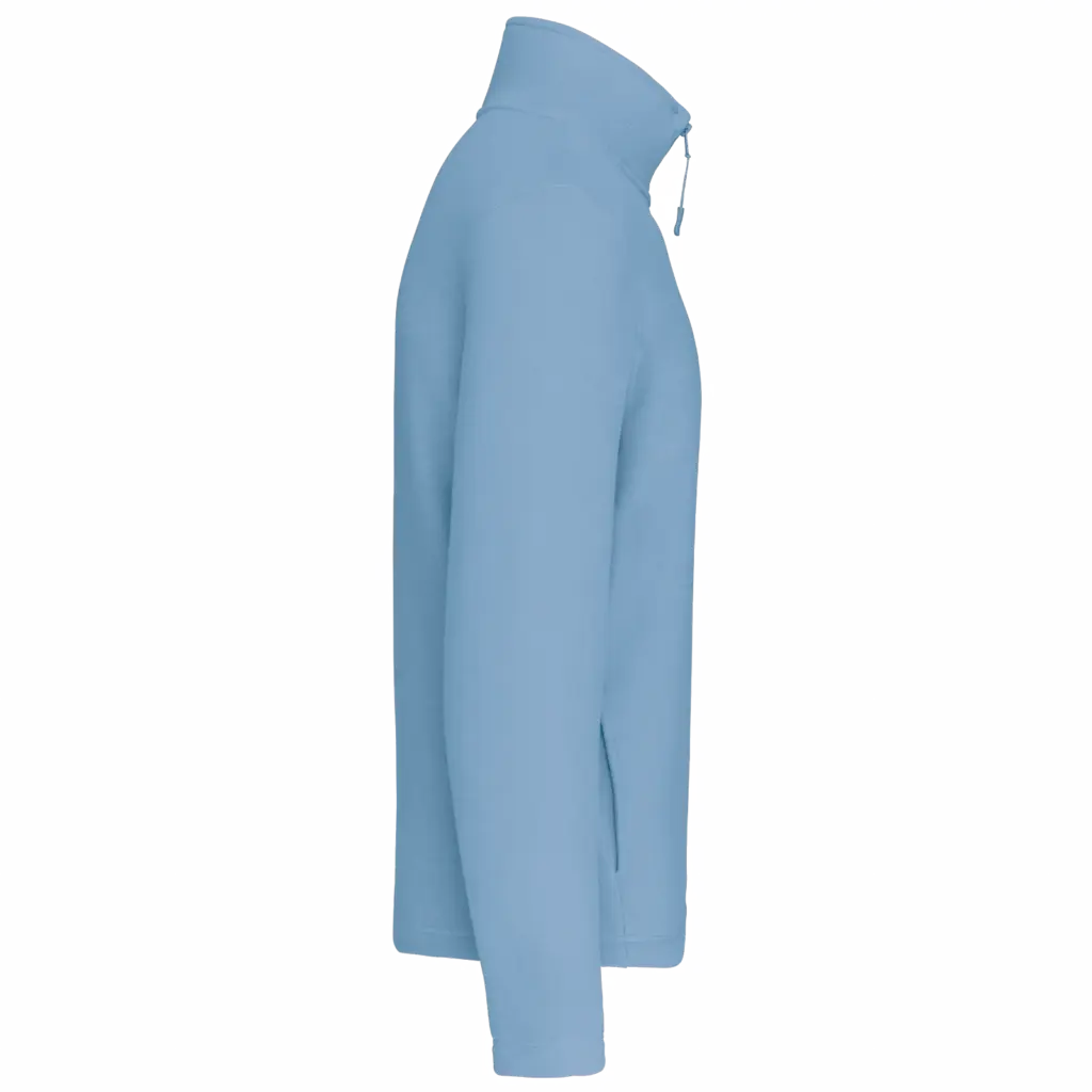PS_K912-S_SKYBLUE - Hidalgo-werbeartikel Enzo - Fleece met ritskraag, sky blue — productfoto 26