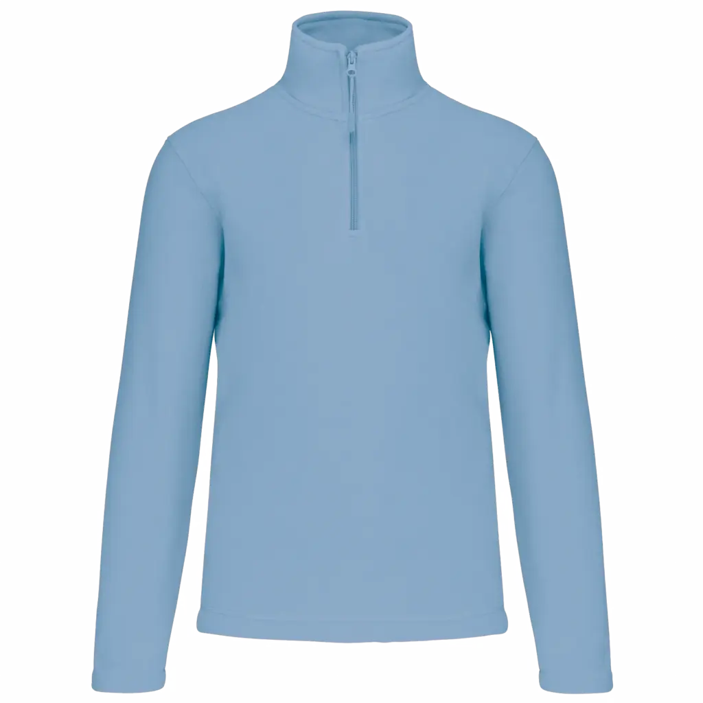 Enzo - Fleece met ritskraag, sky blue — productfoto 42