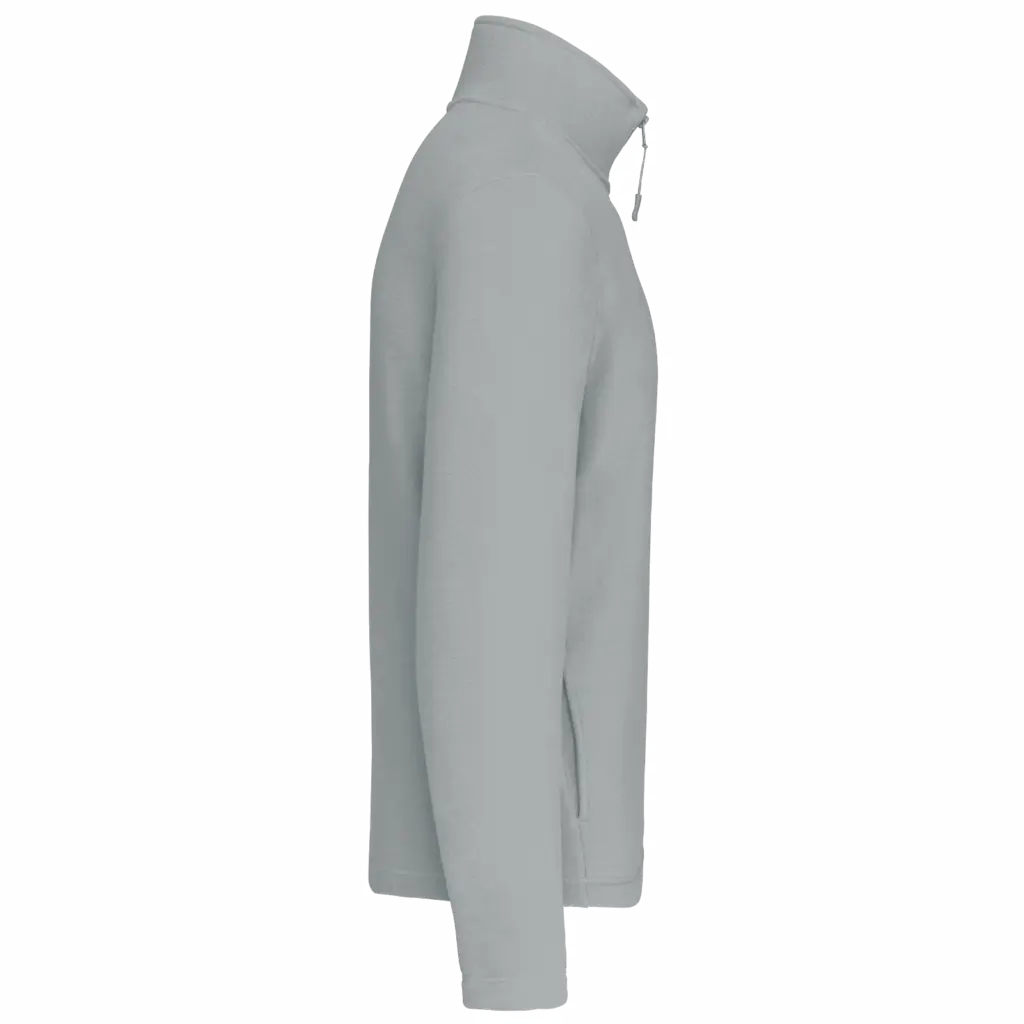 PS_K912-S_SNOWGREY - Hidalgo-werbeartikel Enzo - Fleece met ritskraag, snow grey — productfoto 27