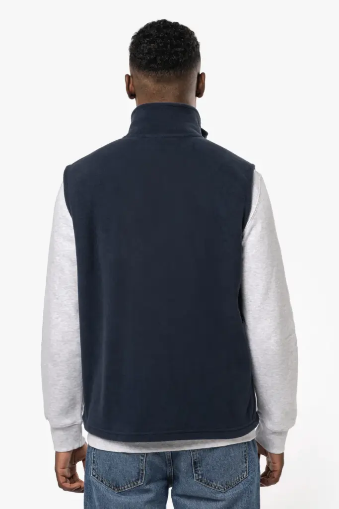 K9120-16_2025 - Hidalgo Ecologische uniseks bodywarmer van microfleece — productfoto 3