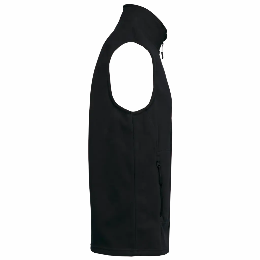 PS_K9120-S_BLACK - Hidalgo Ecologische uniseks bodywarmer van microfleece, black — productfoto 5