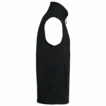 Ecologische uniseks bodywarmer van microfleece, black — productfoto 5